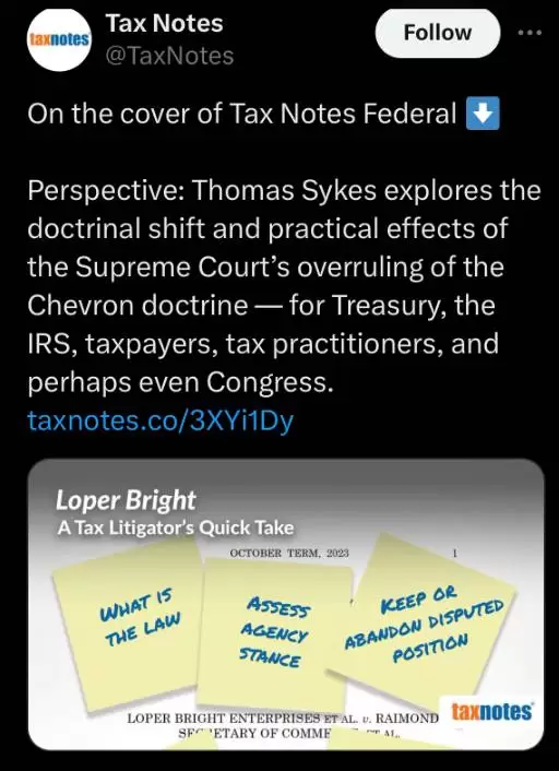 Tax Notes Federal magazine cover